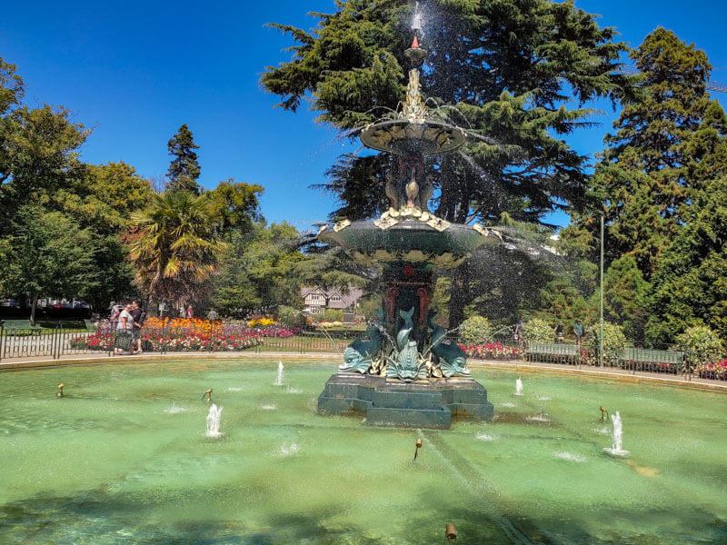 Brunnen - Botanischer Garten in Christchurch